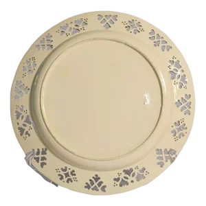 Late 18th Century Reticulated Creamware Plate