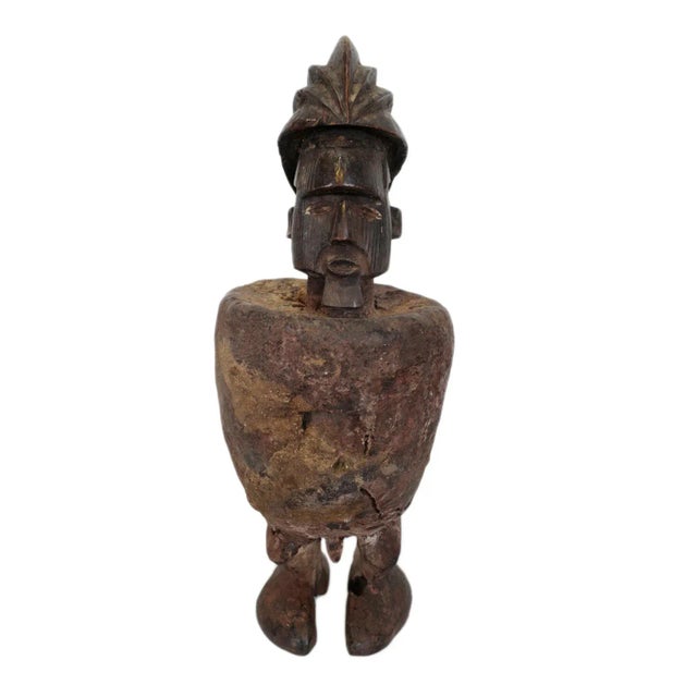 Wood Vintage African Bateke Fetish Doll For Sale - Image 7 of 7