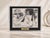 Documented vintage Pablo Picasso offset lithograph dated 21.9.67 in the image, presented in a clear Lucite/acrylic shadow...