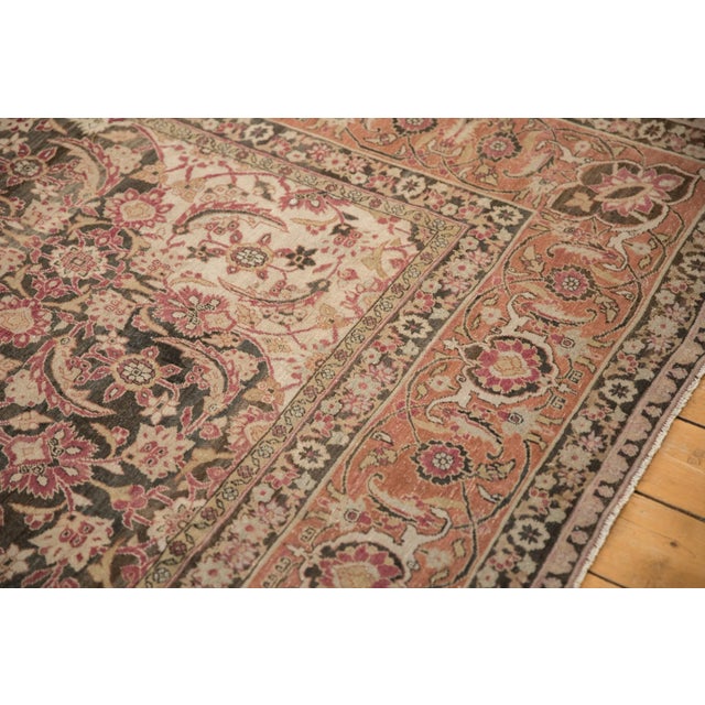 Textile Vintage Tabriz Carpet - 7'5" X 11'4" For Sale - Image 7 of 10