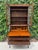 Traditional Vintage Uk Imported Edwardian Style Bureau Bookcase/Secretary Desk For Sale - Image 3 of 18