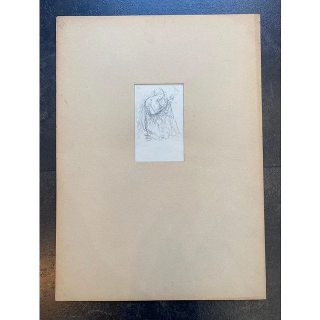 Stamp of the O. Vautier workshop. Dimension of the master key 52.5 x 38 cm. A man of great beauty and distinction, a...