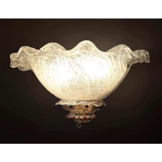 1970s Uplight Graniglia Sconces, a Pair For Sale - Image 11 of 12