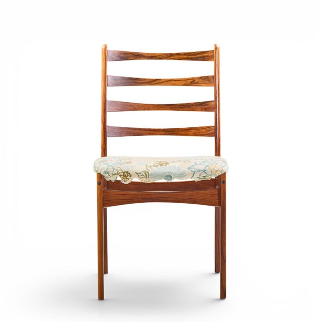 Mid 20th Century Dyrlund Style Mid Century Rosewood Dining Chairs - Set of 6 For Sale - Image 5 of 10