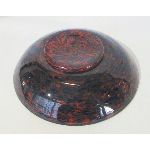 1940s Vintage Murano Shallow Glass Bowl For Sale - Image 5 of 8