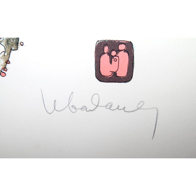 Artist: Lebadang, Vietnamese (1922 - 2015) Title: Untitled - Figure Studies II Medium: Lithograph with Intaglio Etching,...