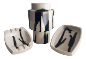 Marion Ceramic Set by Ditmar Urbach, Czechoslovakia, 1981, Set of 3