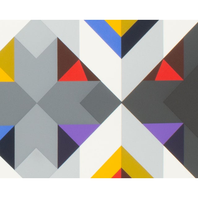 Printmaking Materials “Quantum Vi” Op Art Serigraph Print by Marko Spalatin For Sale - Image 7 of 9