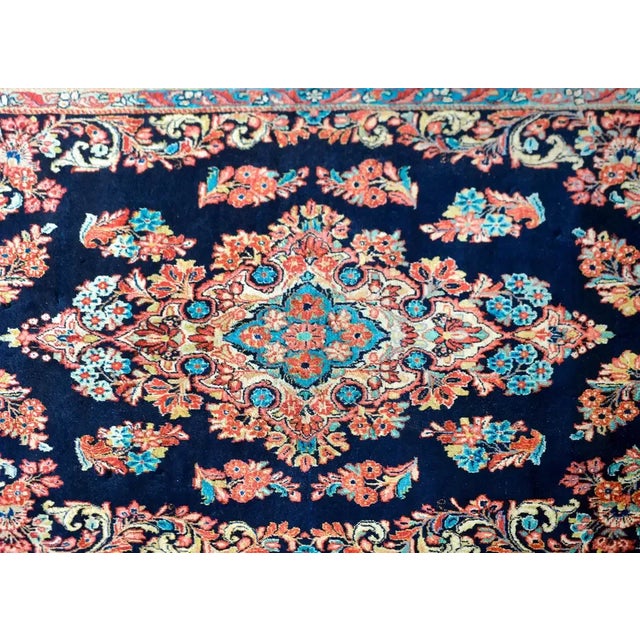 Traditional Early 20th Century Persian Sarouk Rug For Sale - Image 3 of 12