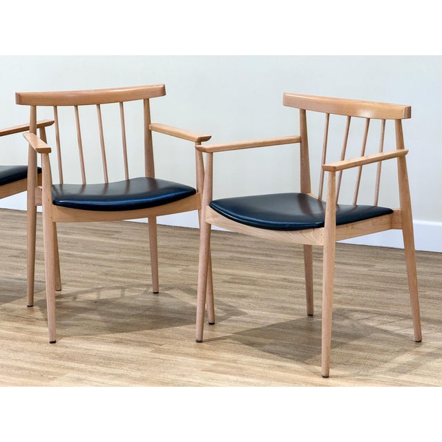 Graceful as a whisper from another age, the Smile Side Chair by Lievore Altherr Molina for Andreu World embodies a quiet...