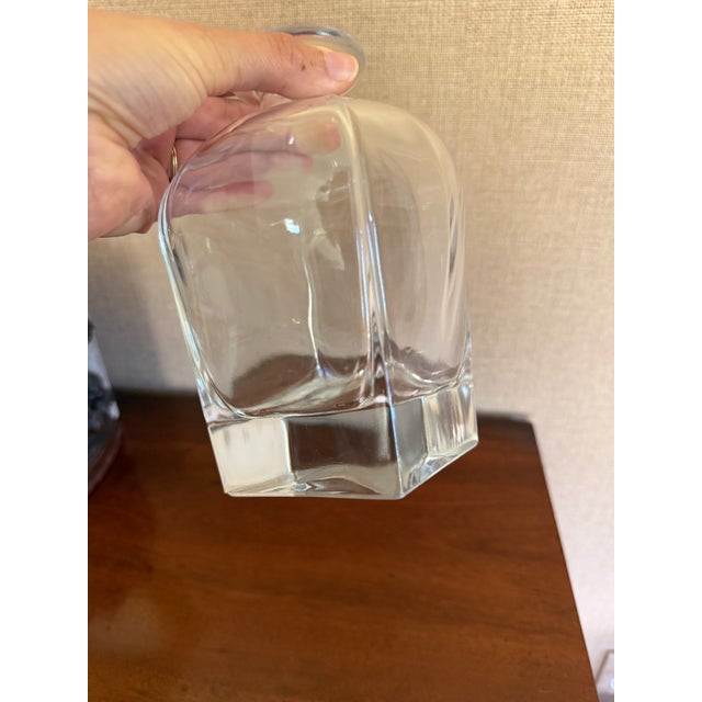 Mid 20th Century Crystal Whiskey Decanter With Stopper For Sale - Image 6 of 6