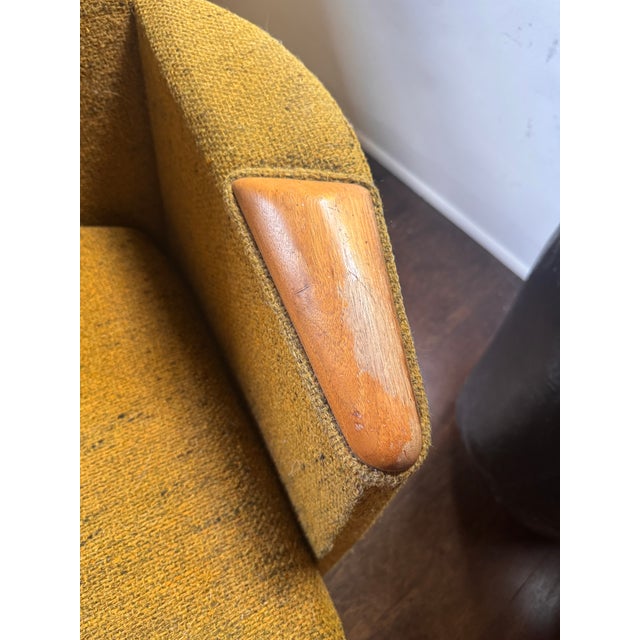 1960s 1960s Attributed to Adrian Pearsall for Craft Associates 2056-C Highback Lounge Chair For Sale - Image 5 of 8