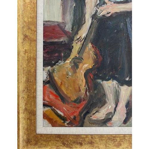 Carlo Striccoli, The Guitarist, 1960s, Oil on Canvas For Sale - Image 11 of 18