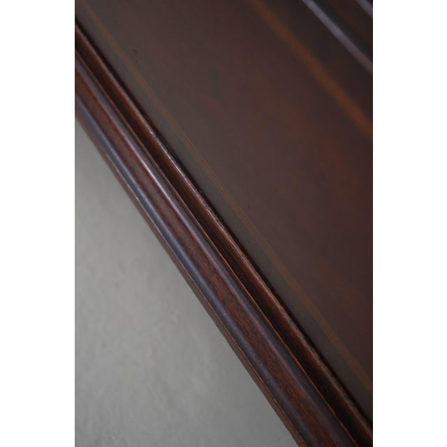 Councill Craftsmen Inlay Mahogany Bedroom Armoire Cabinet For Sale - Image 15 of 18