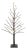 LEDBlack Glittered Twig Tree 36"H For Sale