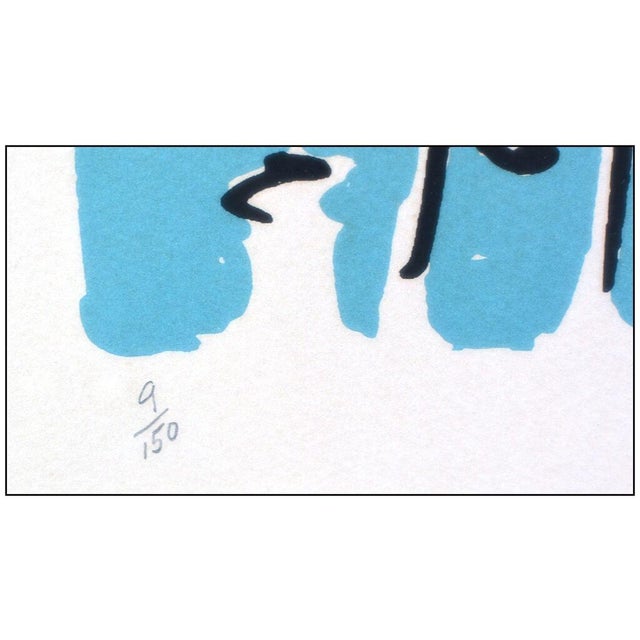 Mid 20th Century Mid 20th Century Monk In The Garden, Peter Max For Sale - Image 5 of 6