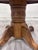 Antique Victorian 48 Inch Round Tiger Oak Claw Foot Pedestal Dining Table For Sale - Image 10 of 15