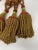 Vintage Tassel Tiebacks in Red Green and Gold - Set of 3 For Sale In New York - Image 6 of 13