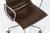 Eames Herman Miller Aluminum Group Thin Pad Brown Leather Office Chair, 2008 For Sale - Image 12 of 18