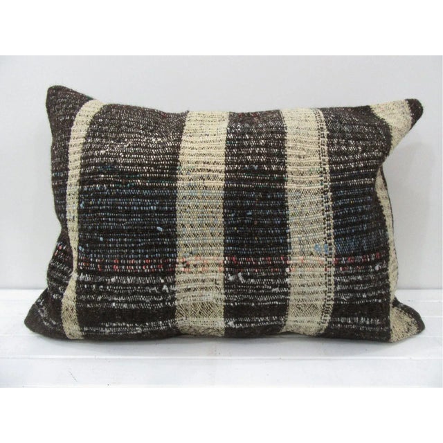 Handmade Turkish Kilim Pillow Cover For Sale - Image 4 of 4
