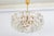 Chandelier Gilt Brass and Crystal Glass from Kinkeldey, Germany, 1970s For Sale - Image 4 of 15