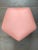 Metal Ermes Pentagon Pouf Confetto in Pink Mousse Leather and Brass by Casa Botelho For Sale - Image 7 of 10