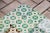 Late 19th Century Dark and Light Green Set of Nineteen Tiles, Portuguese For Sale - Image 9 of 16