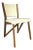 Copeland Co. Modern Ivory Suede Exeter Side Chair For Sale