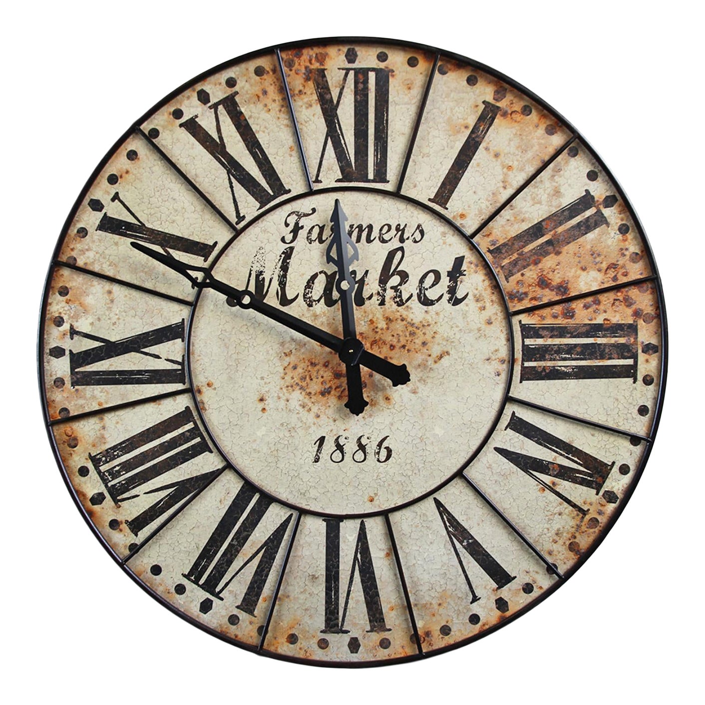 Early 21st Century Farmers Market Clock Chairish