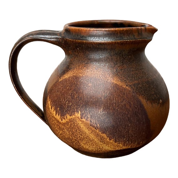 Mid-Century German Studio Pottery Carafe Vase from Till Sudeck, 1960s For Sale