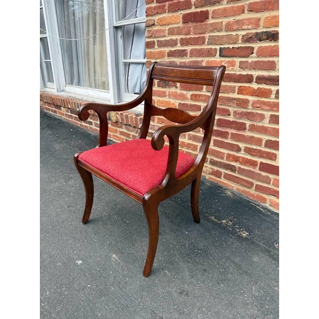 Mid 20th Century Set of 6 Federal Ducan Phyfe Style Dining Chairs For Sale In Washington DC - Image 6 of 17