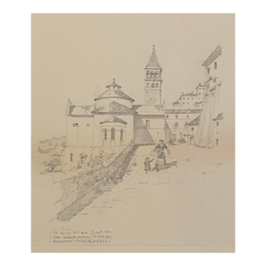 1893 European Architectural Drawing