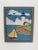Mid-Century Modern Vintage Framed Needlepoint Boats— A Pair For Sale - Image 3 of 18
