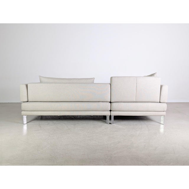 Sento Sofa in Grey Fabric from Rolf Benz For Sale - Image 10 of 14