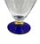 Late 20th Century Vintage Romanian Cobalt Blue and Gold Crystal Pedestal Pitcher For Sale - Image 5 of 12