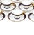1930s Art Deco Rosenthal Porcelain Demitasse Cups & Saucers Set for 12 For Sale In New York - Image 6 of 12