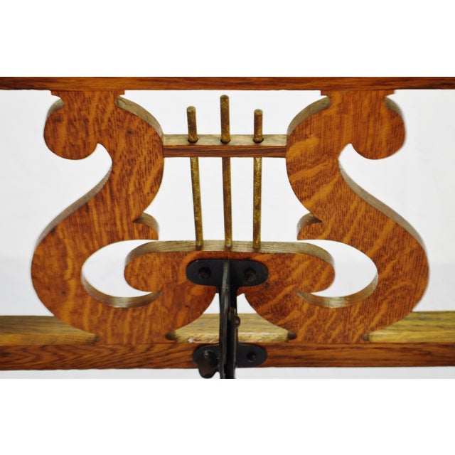 Antique Hamilton Adjustable Iron Base Music Stand Chairish