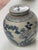 1970s Asian 9 "Blue/White Porcelain Ginger Jar With Large Bird Design For Sale - Image 4 of 4