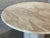 1980s Postmodern Vintage Travertine Round Dining/Entry Table Honed For Sale - Image 10 of 12