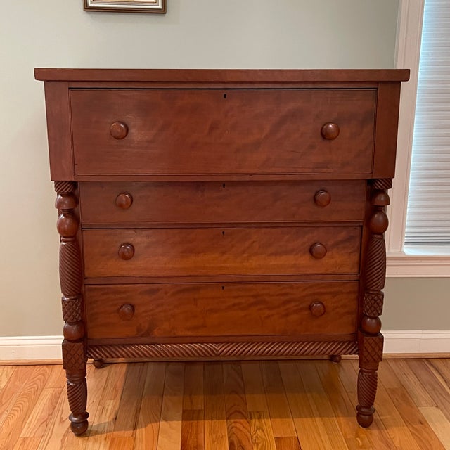 Antique Empire Tall Dresser Chairish