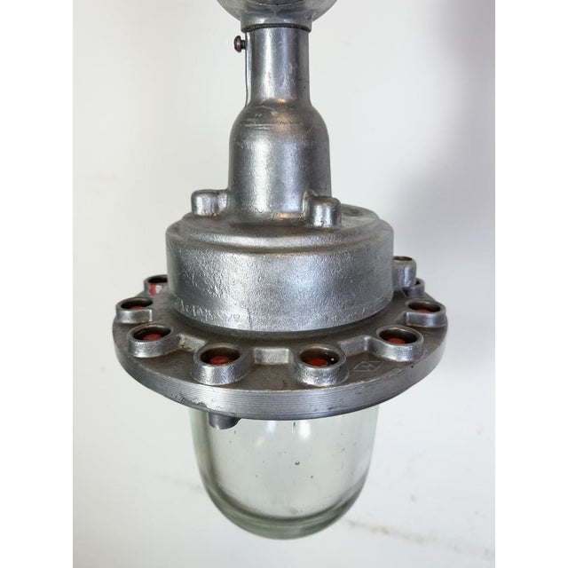 Soviet Industrial Aluminium Factory Pendant Lamp, 1960s For Sale - Image 11 of 18