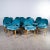 Wood Velvet Dining Chair, 1960s For Sale - Image 7 of 12