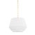 Hudson Valley Lighting Debi 18 in. 1 Light Pendant in Aged Brass Finish For Sale