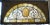 Stained Glass Transom Window• Circa 1900 • Abstract Foliate Half Round For Sale - Image 4 of 4