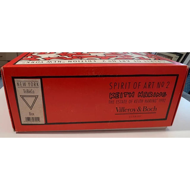 Ceramic Keith Haring, No 2 Spirit of Art, New York TribeCa, by Keith Haring, Limited Edition Ceramic Box Created by Villeroy and Boch From the Artists Design For Sale - Image 7 of 10