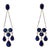 Sapphire Mini Chandelier Earring W/Diamonds 18k - 2 Pieces For Sale