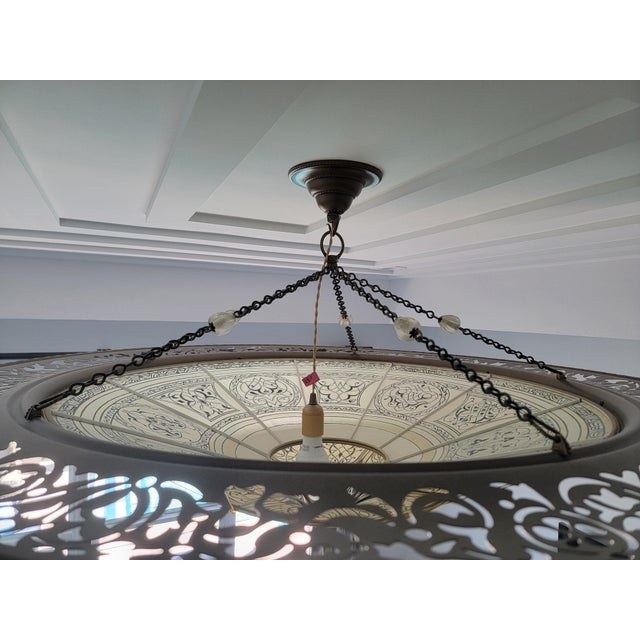 Fortuny Scheherazade 2-Tier Silk Chandelier – Venezia, Italy – Handcrafted Designer Lighting For Sale - Image 11 of 15