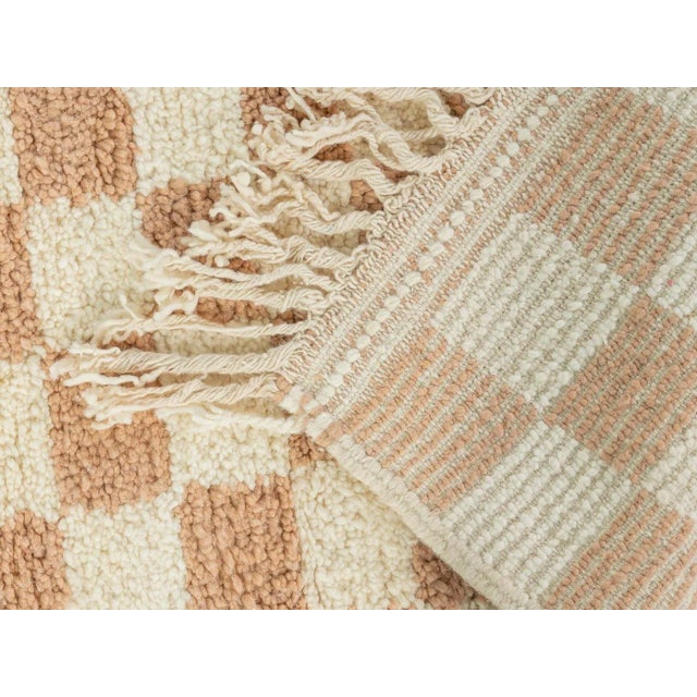 Coffee Check II Berber Rug, 2010s For Sale - Image 6 of 9