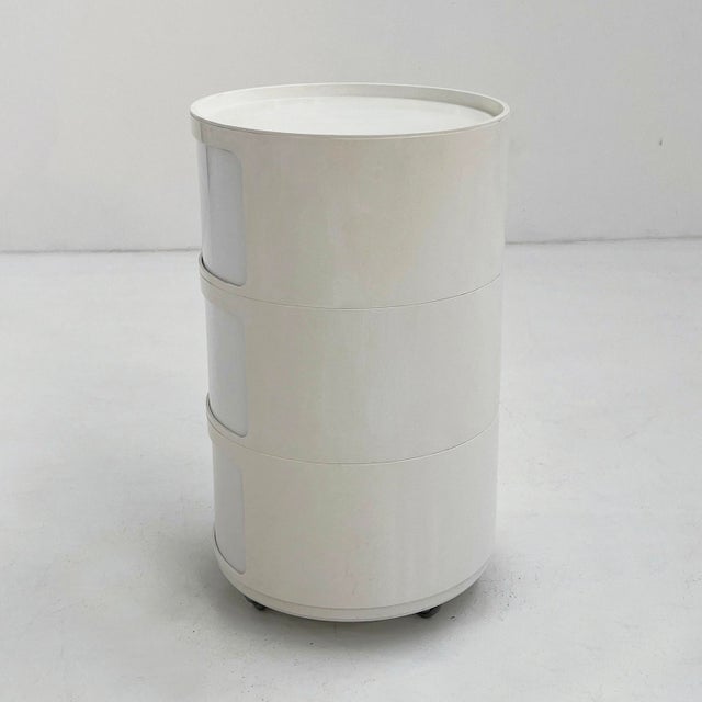 Large Round Componibili Storage Unit by Anna Castelli for Kartell, 1970s For Sale - Image 6 of 10
