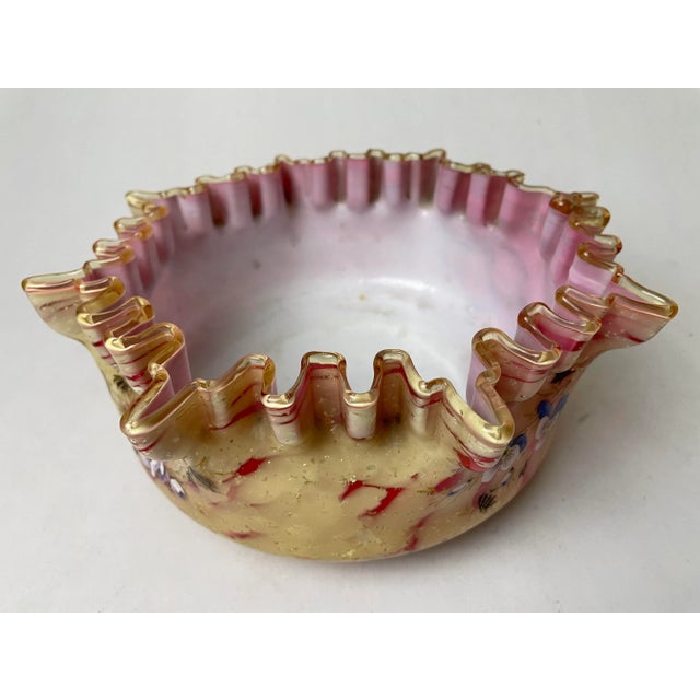 Opaline Multilayer Glass Bowl For Sale - Image 5 of 12